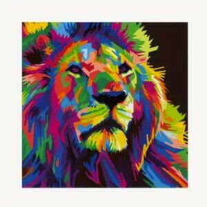 Lion Head - Diamond Canvas Kit
